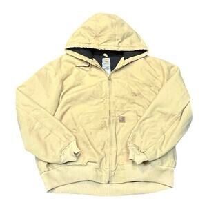 Carhartt Men’s Zip-up Hoodie Canvas Jacket